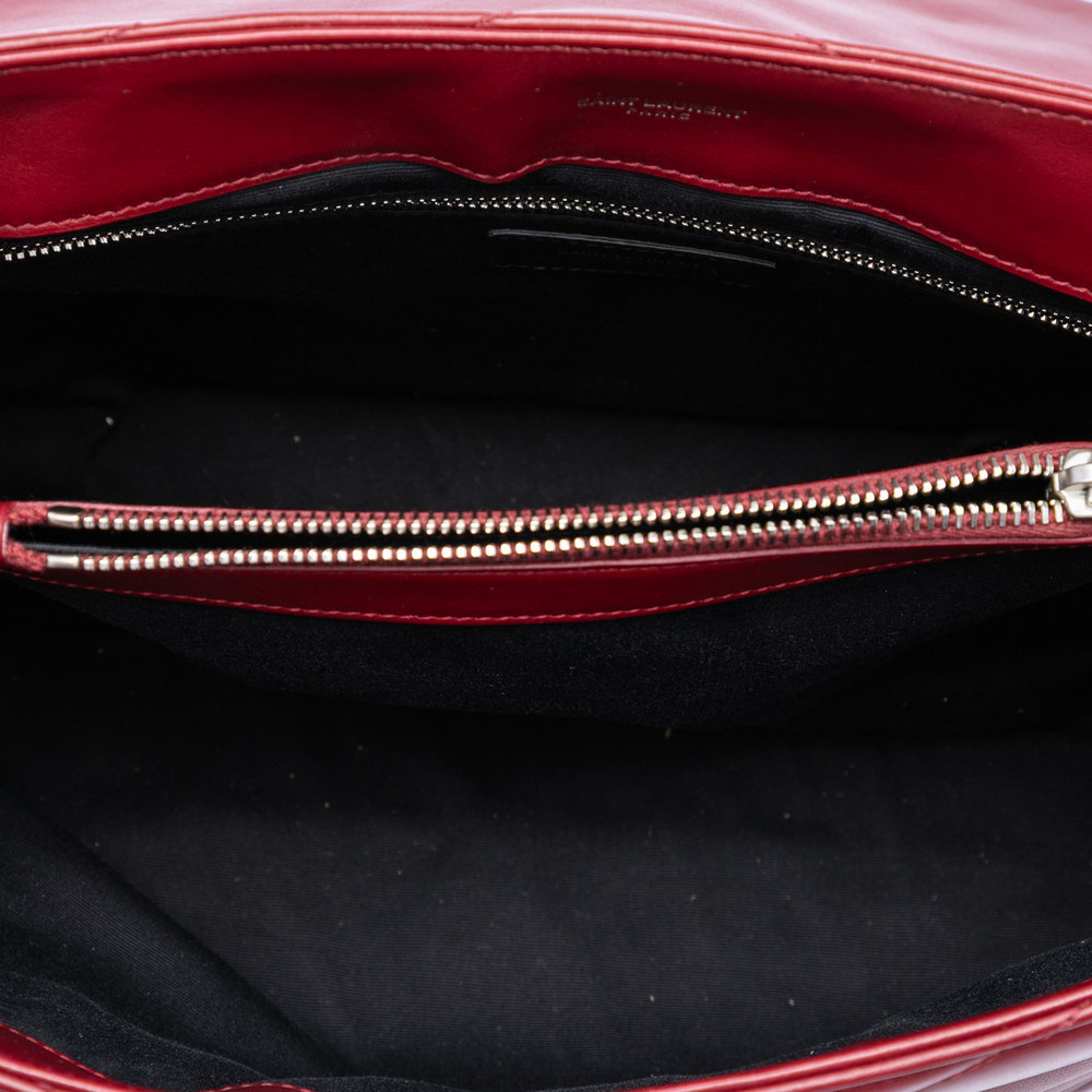 Pre-Loved Saint Laurent Medium Matelasse Calfskin Monogram LouLou Shoulder Bag - Picture 4 of 6